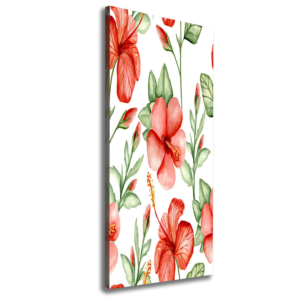 Tableau photo sur toile Fleurs tropicales