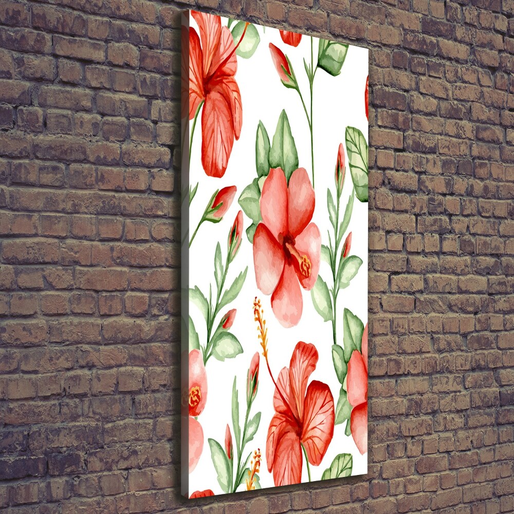 Tableau photo sur toile Fleurs tropicales