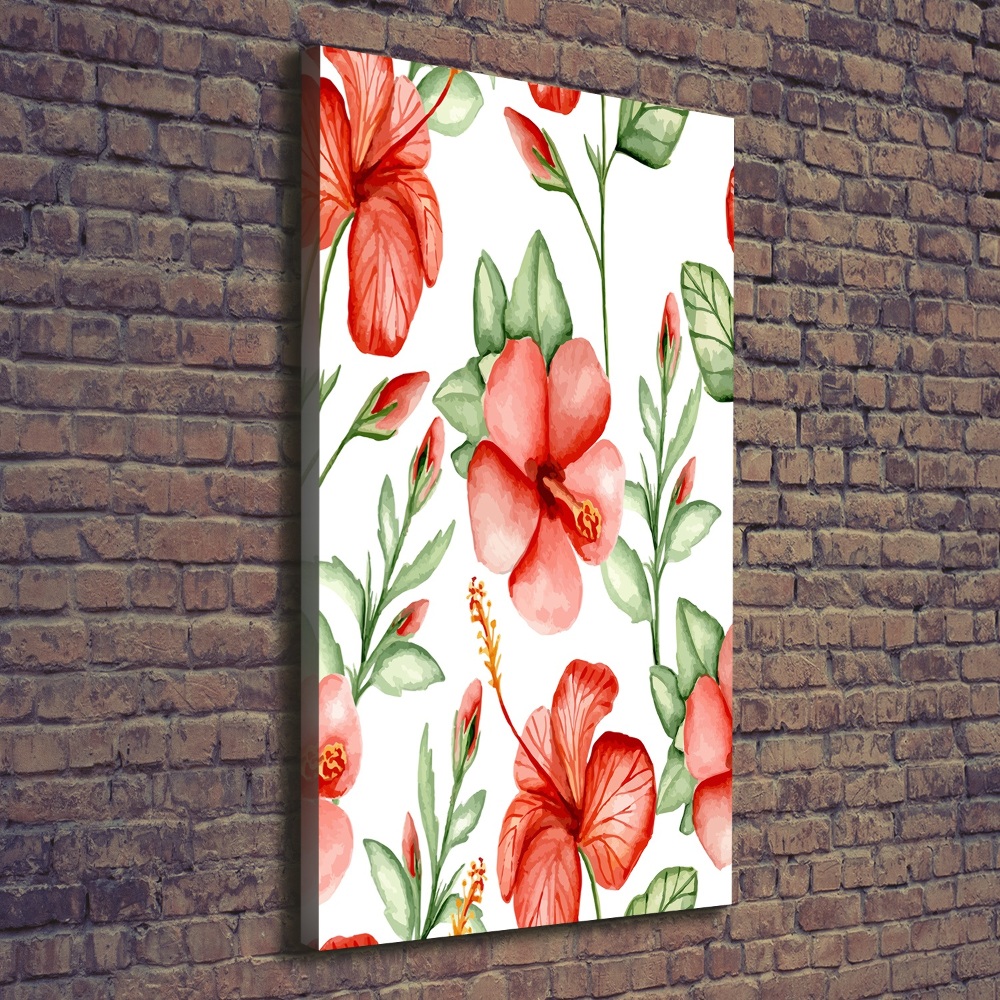 Tableau photo sur toile Fleurs tropicales