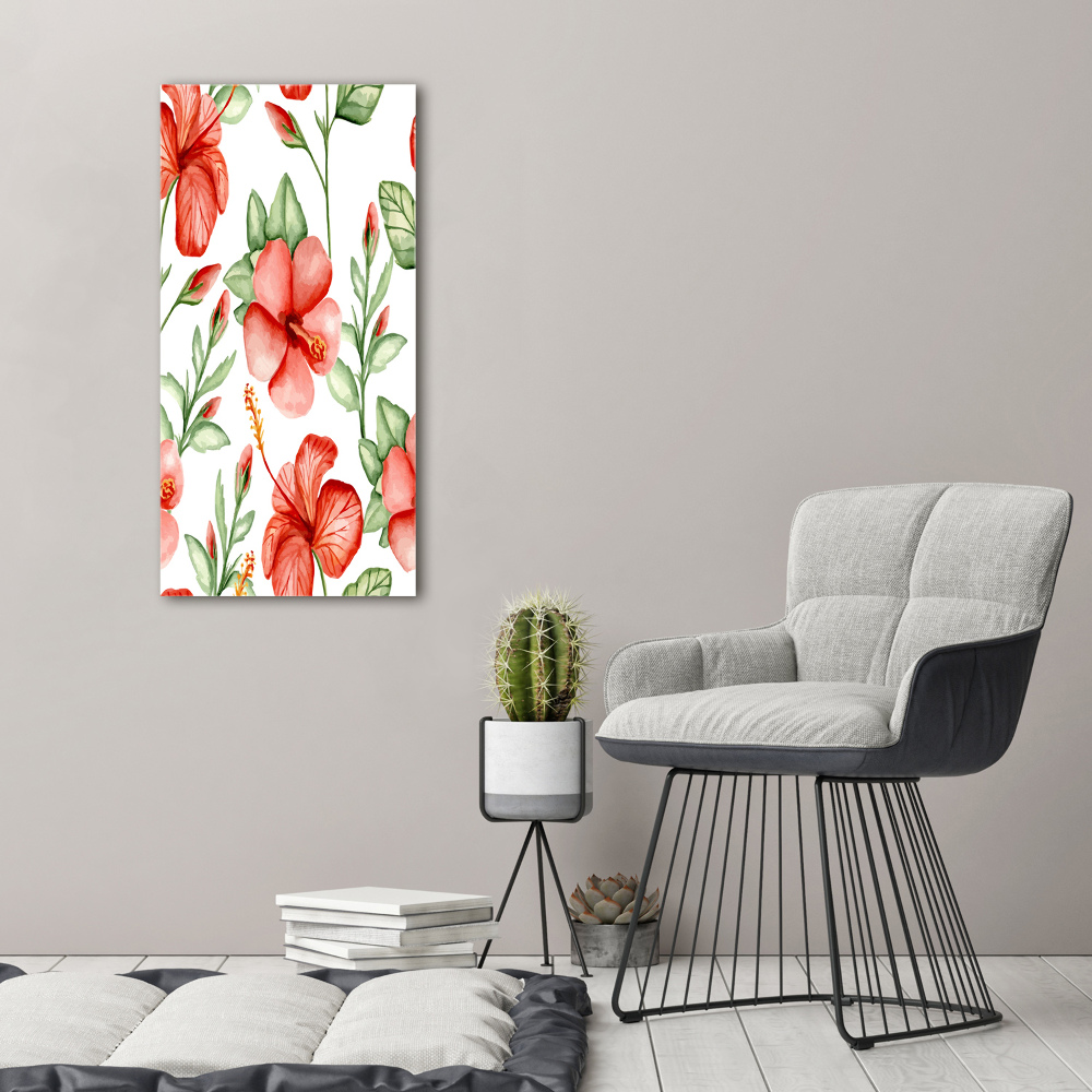 Tableau photo sur toile Fleurs tropicales