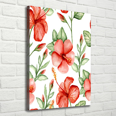 Tableau photo sur toile Fleurs tropicales