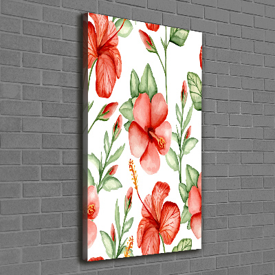 Tableau photo sur toile Fleurs tropicales