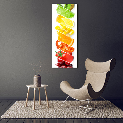 Tableau sur toile Légumes et fruits