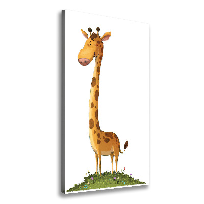 Tableau sur toile Girafe