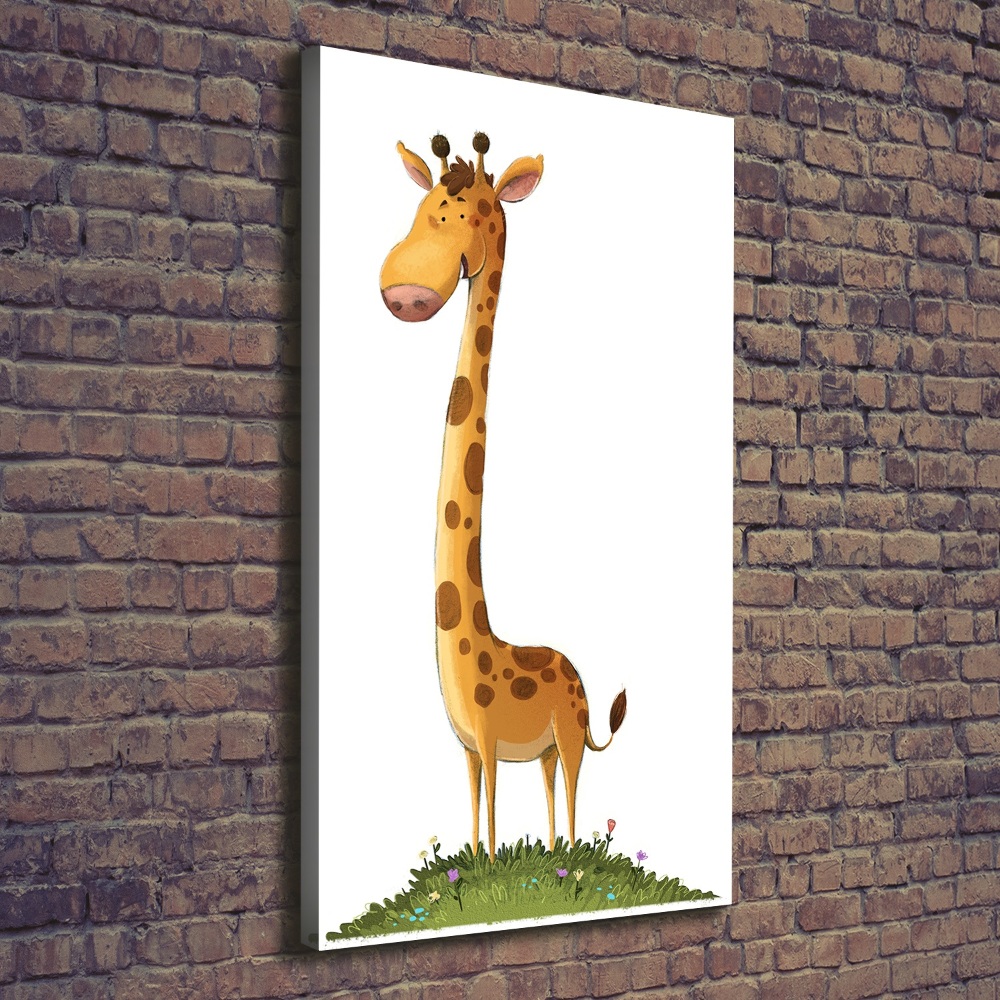 Tableau sur toile Girafe