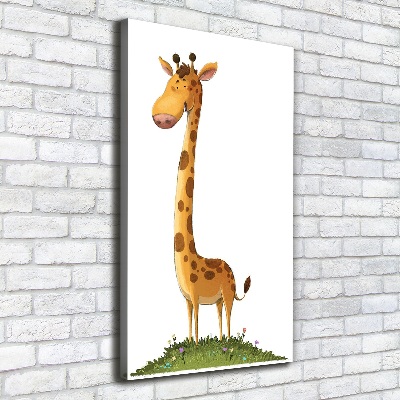 Tableau sur toile Girafe