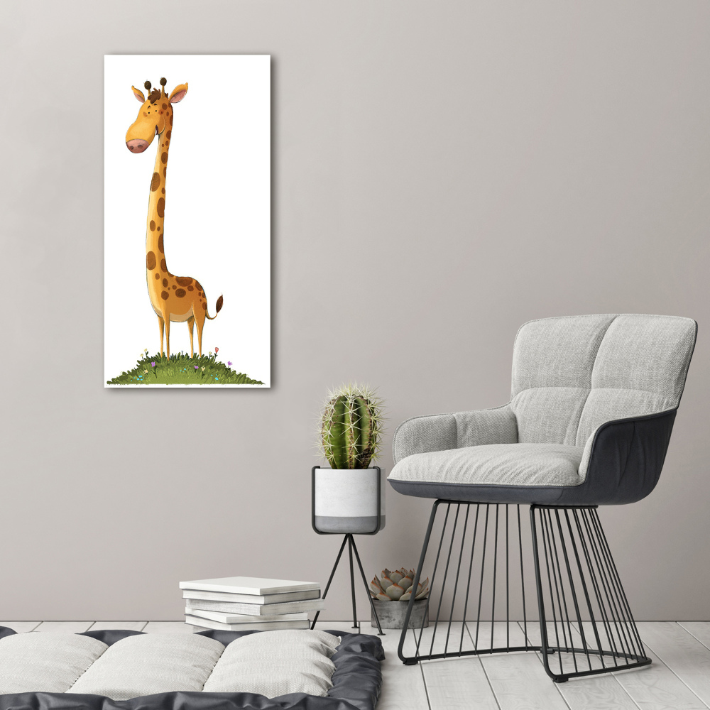 Tableau sur toile Girafe