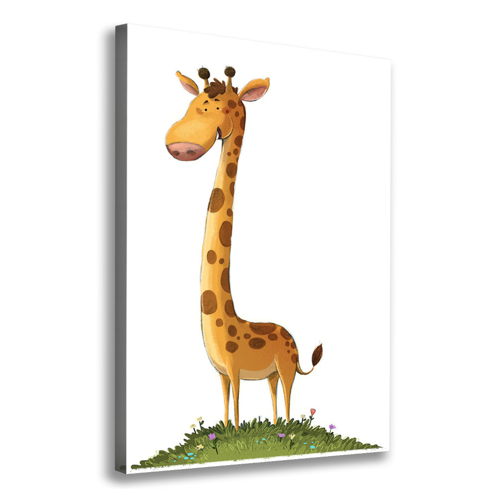 Tableau sur toile Girafe