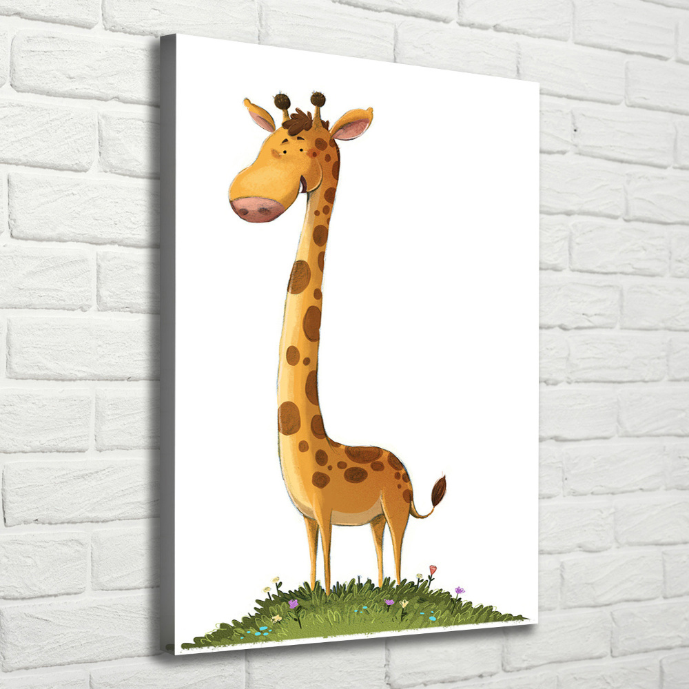 Tableau sur toile Girafe