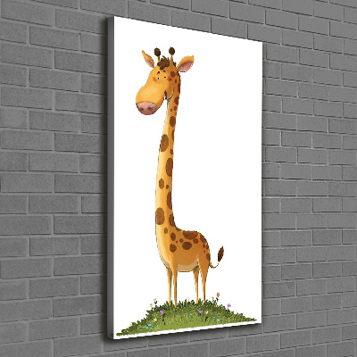 Tableau sur toile Girafe