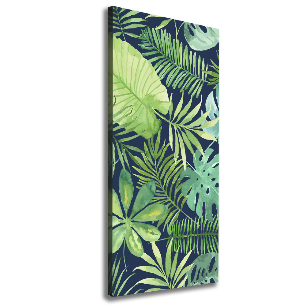 Tableau mural sur toile Feuilles tropicales