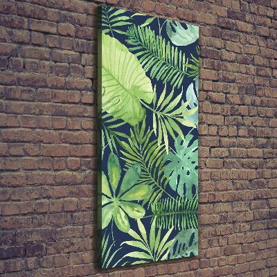 Tableau mural sur toile Feuilles tropicales