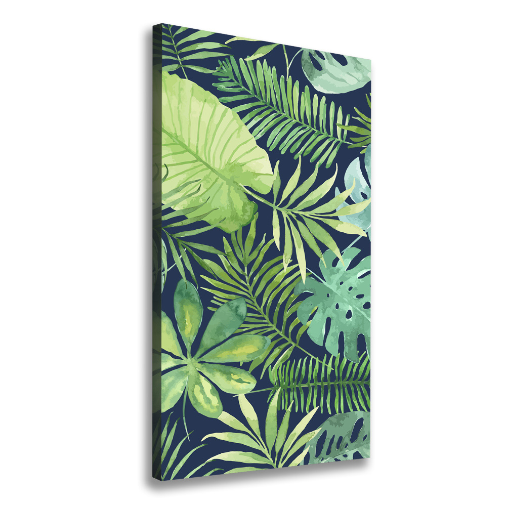 Tableau mural sur toile Feuilles tropicales