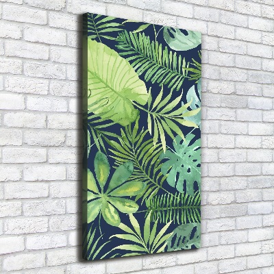 Tableau mural sur toile Feuilles tropicales