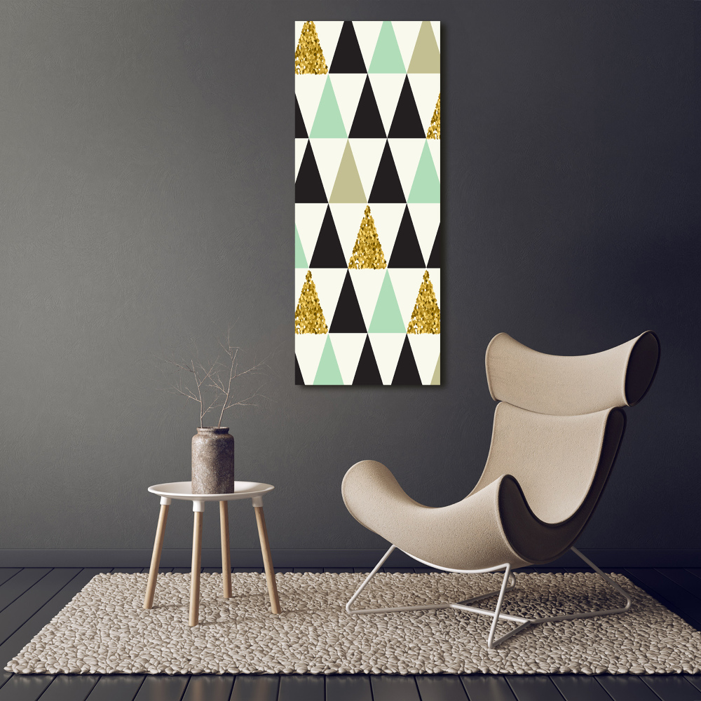 Tableau mural sur toile Triangles colorés