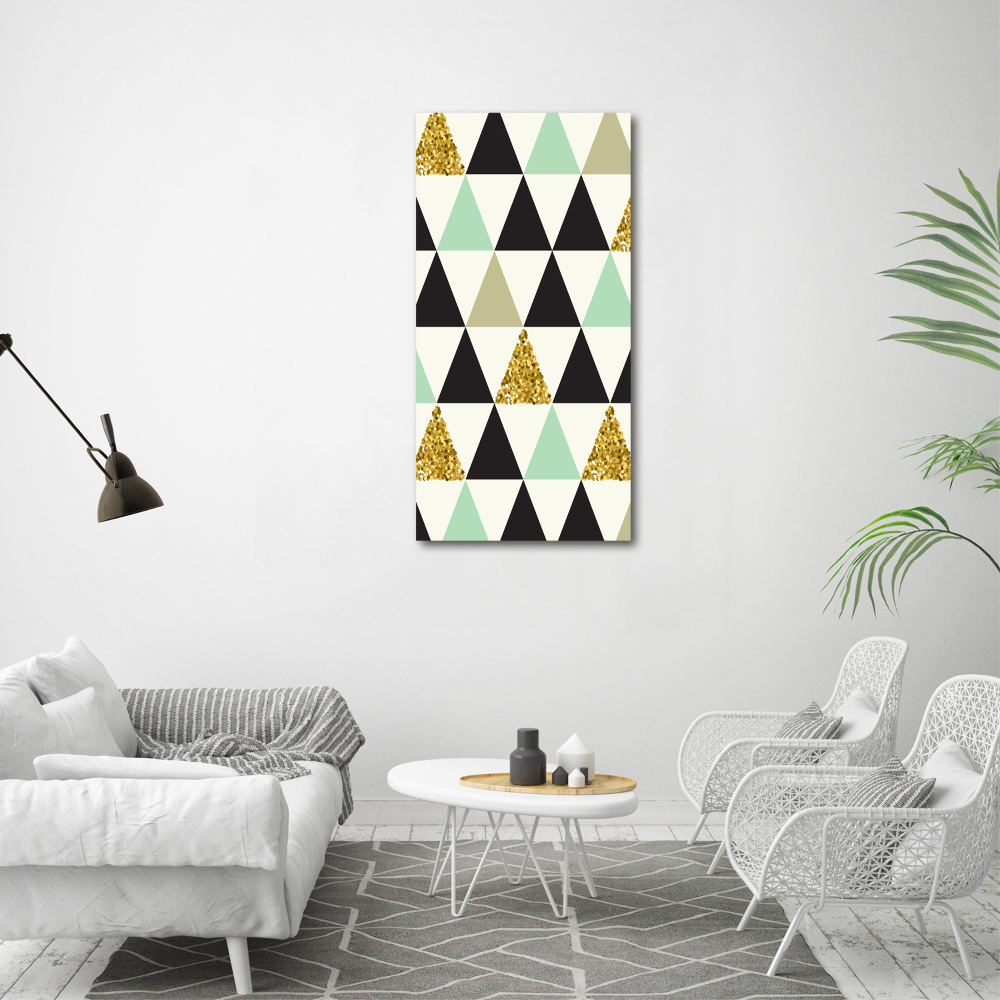 Tableau mural sur toile Triangles colorés