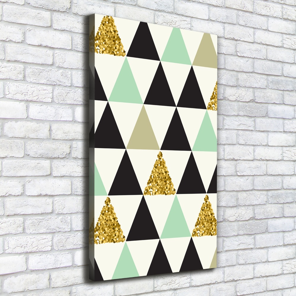 Tableau mural sur toile Triangles colorés