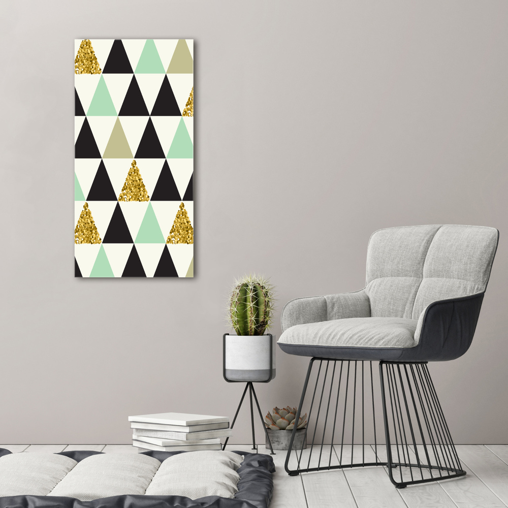 Tableau mural sur toile Triangles colorés