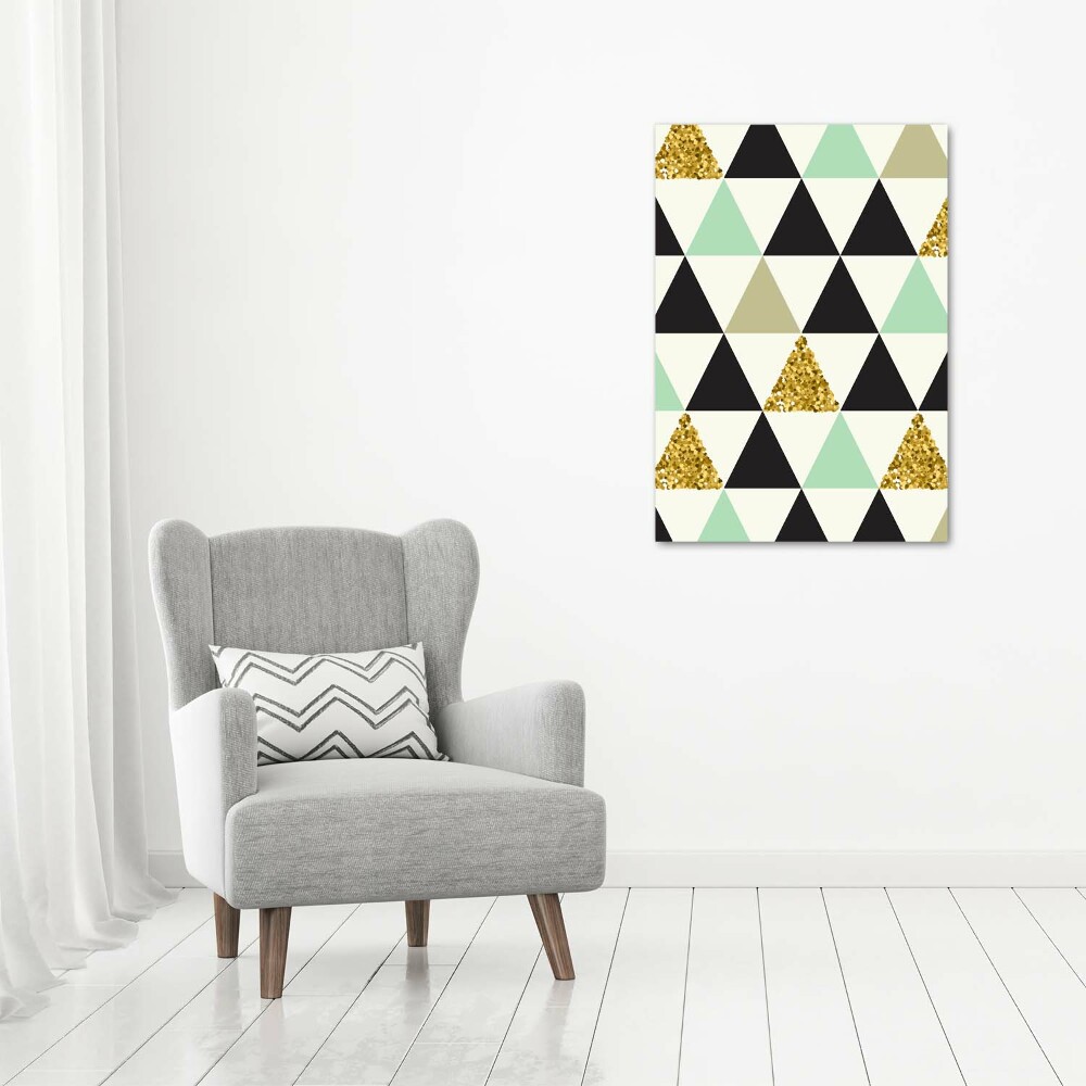 Tableau mural sur toile Triangles colorés