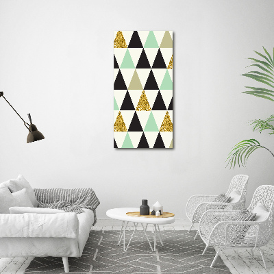 Tableau mural sur toile Triangles colorés