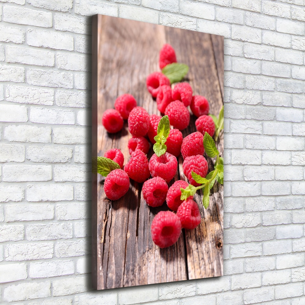 Tableau imprimé sur toile Framboises