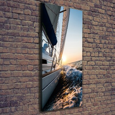 Tableau photo sur toile Yacht en mer