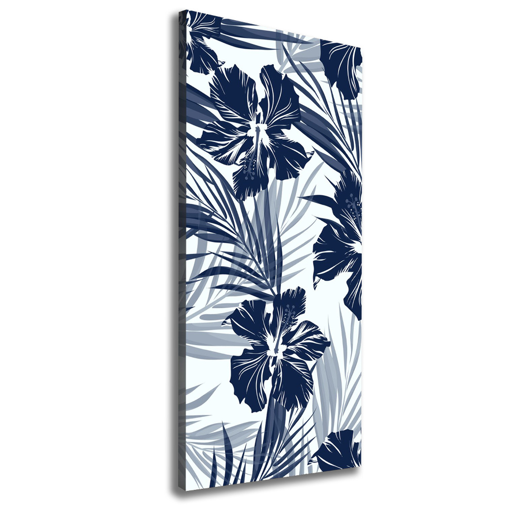 Tableau toile imprimée Fleurs tropicales