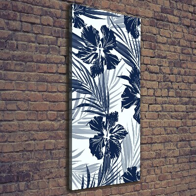 Tableau toile imprimée Fleurs tropicales