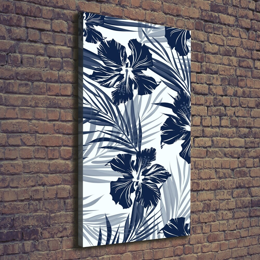 Tableau toile imprimée Fleurs tropicales