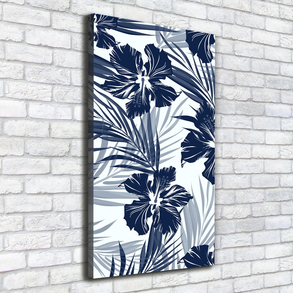 Tableau toile imprimée Fleurs tropicales