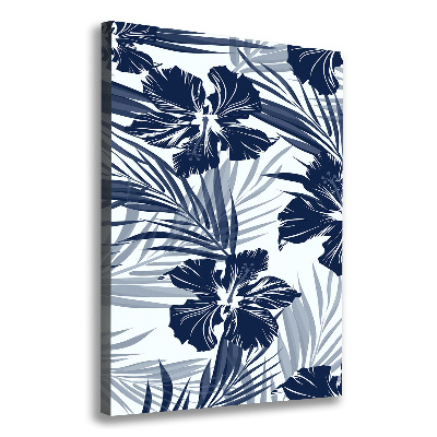 Tableau toile imprimée Fleurs tropicales