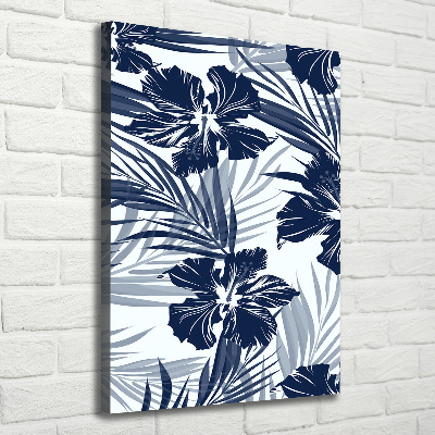 Tableau toile imprimée Fleurs tropicales