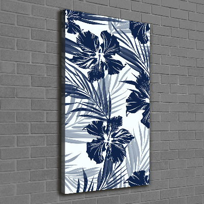 Tableau toile imprimée Fleurs tropicales