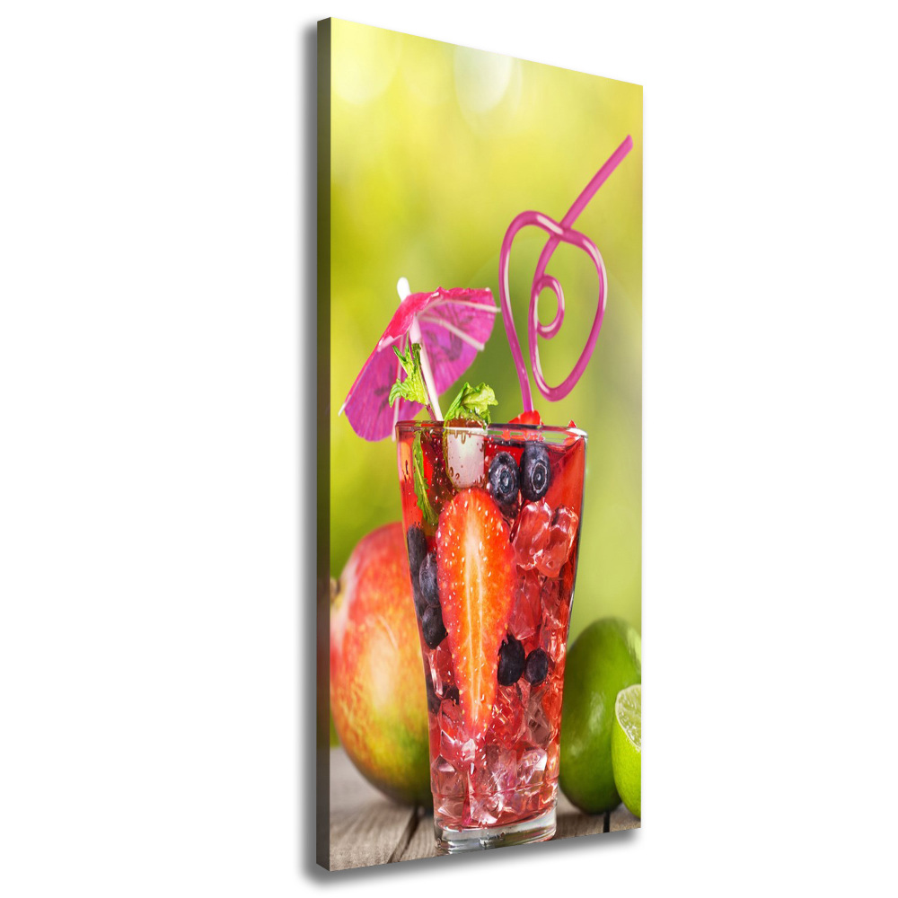 Tableau imprimé sur toile Cocktail de fruits