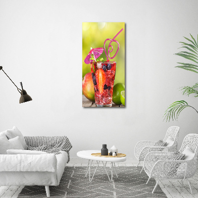 Tableau imprimé sur toile Cocktail de fruits