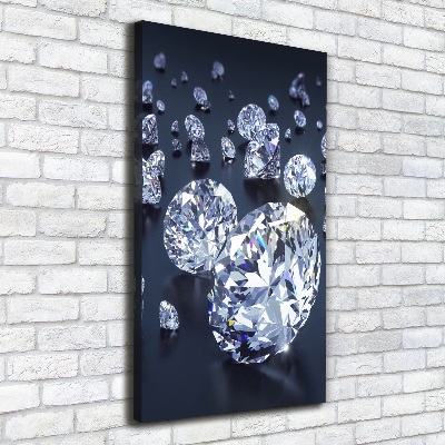 Tableau imprimé sur toile Diamants