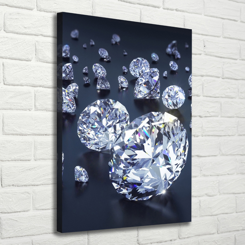 Tableau imprimé sur toile Diamants