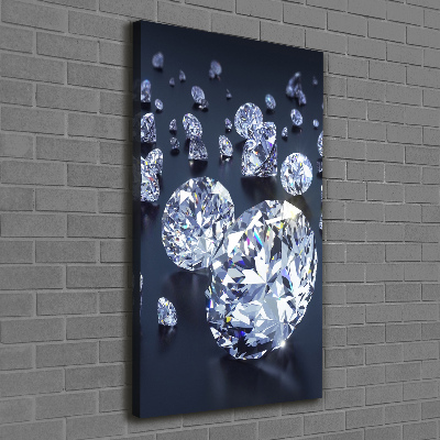 Tableau imprimé sur toile Diamants