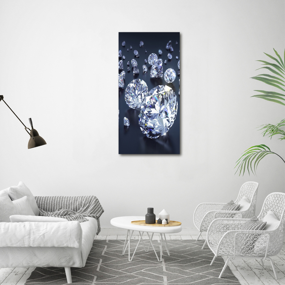 Tableau imprimé sur toile Diamants