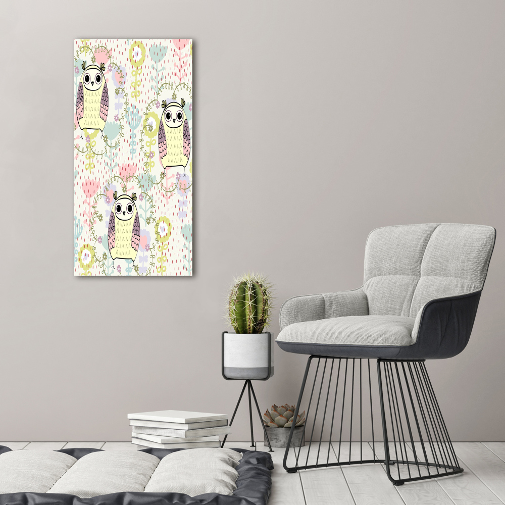 Tableau photo sur toile Hiboux