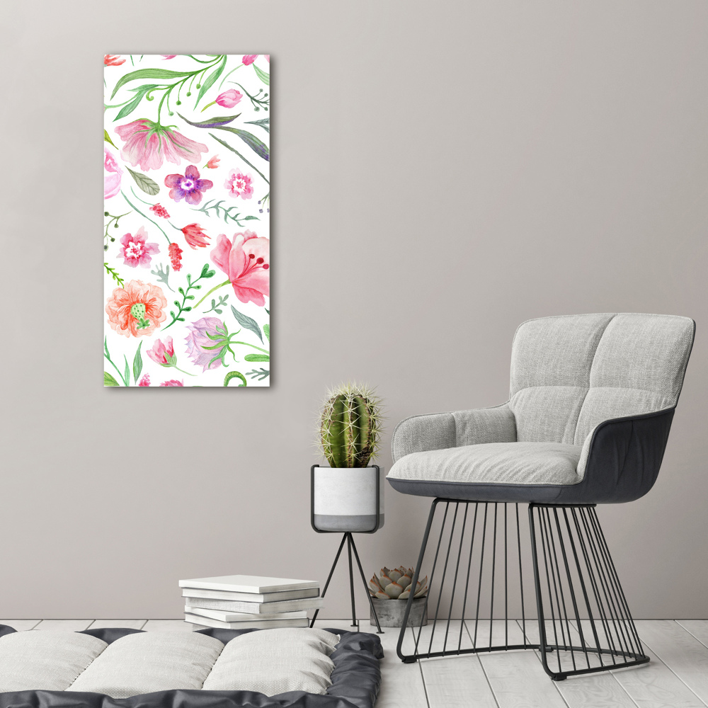 Tableau photo sur toile Les fleurs des champs