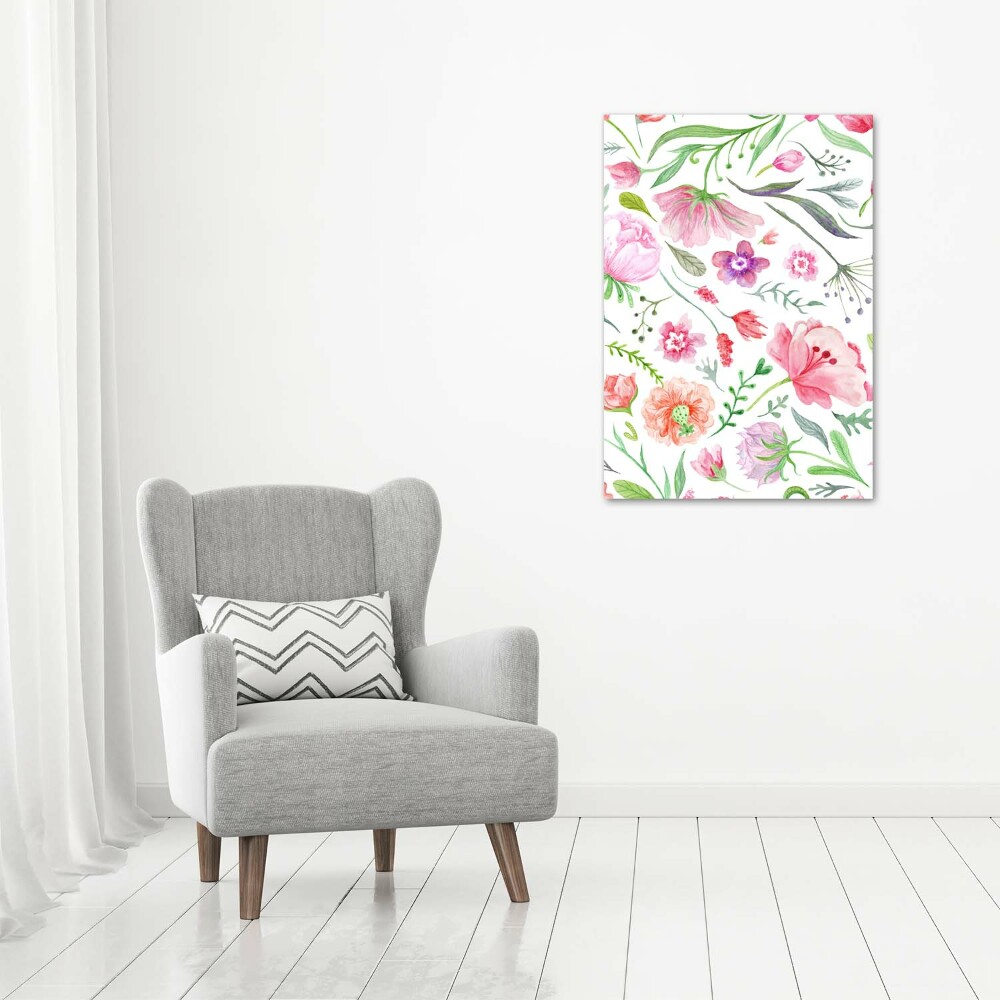 Tableau photo sur toile Les fleurs des champs