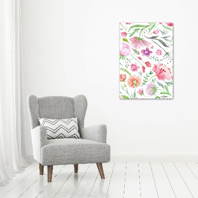 Tableau photo sur toile Les fleurs des champs