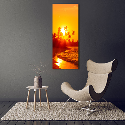 Tableau photo sur toile Plage tropicale ocean