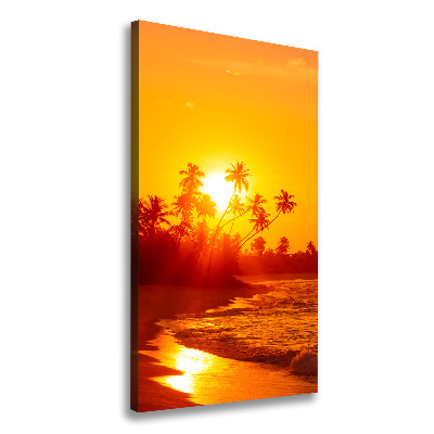 Tableau photo sur toile Plage tropicale ocean