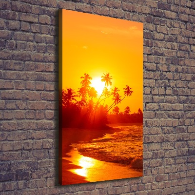 Tableau photo sur toile Plage tropicale ocean