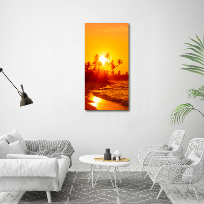 Tableau photo sur toile Plage tropicale ocean