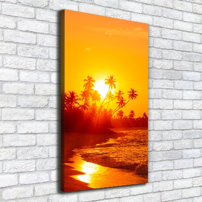 Tableau photo sur toile Plage tropicale ocean