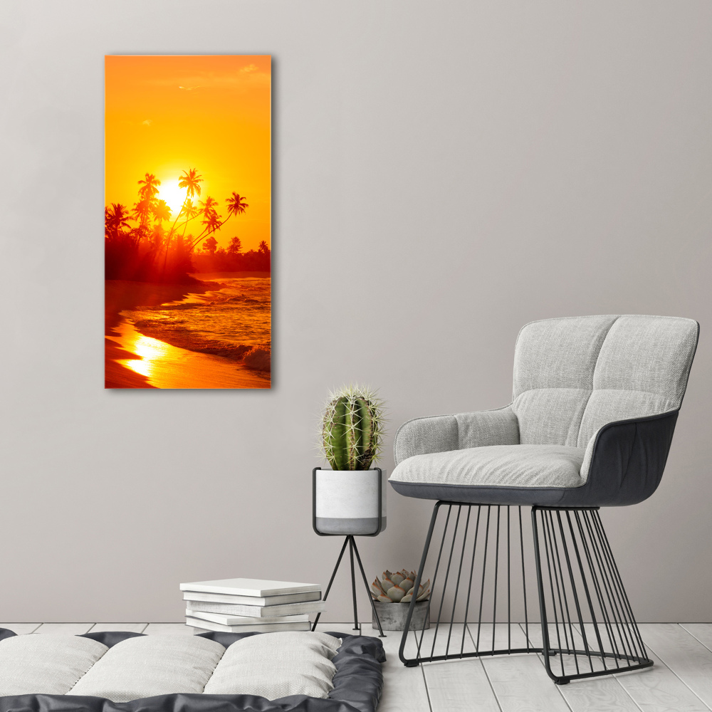 Tableau photo sur toile Plage tropicale ocean