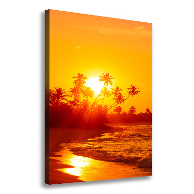 Tableau photo sur toile Plage tropicale ocean